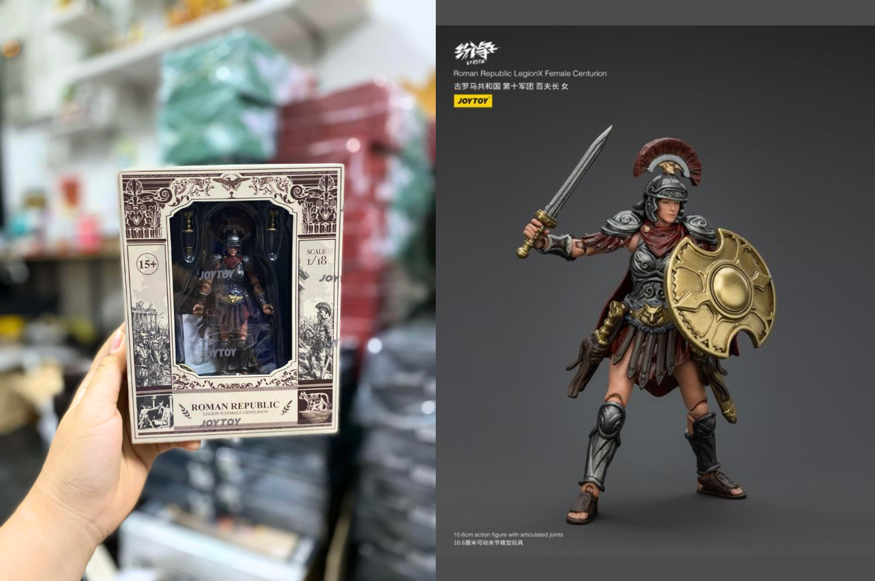 [พร้อมส่ง] "Joy toy 1/18 : Roman Republic LegionX -- JT0027 : Female Centurion"