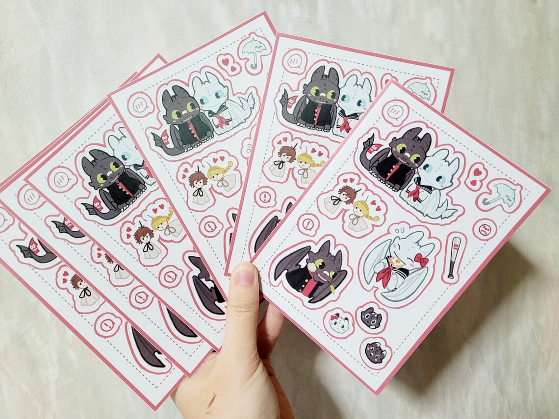 เขี้ยวกุด x เพลิงนวลชุดกะลาสี sticker A6