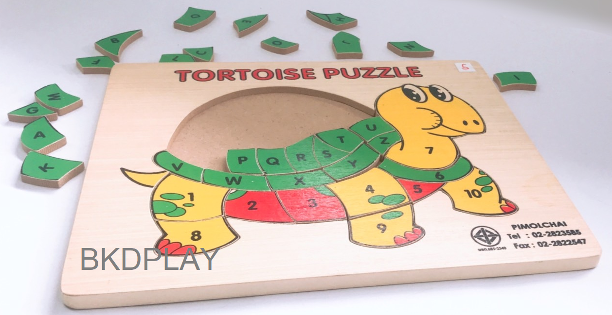 ภาพตัดต่อ ต.เต่าสอน ABC ,ของเล่น, ของเล่นเด็ก ของเล่นไม้, ของเล่นเสริมพัฒนาการ, ของเล่นเด็กอนุบาล, สื่อการสอน