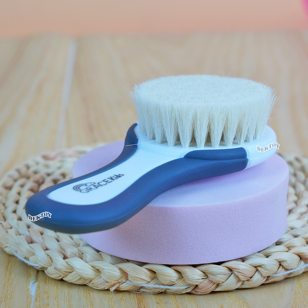 Gracekids เกรซคิดส์ แปรงหวีผมเด็ก แปรงขนแพะนุ่ม