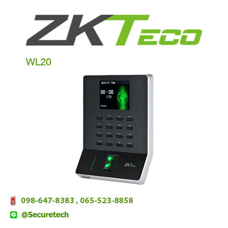 เครื่องสแกนลายนิ้วมือ Attendance ZKTeco รุ่น WL20