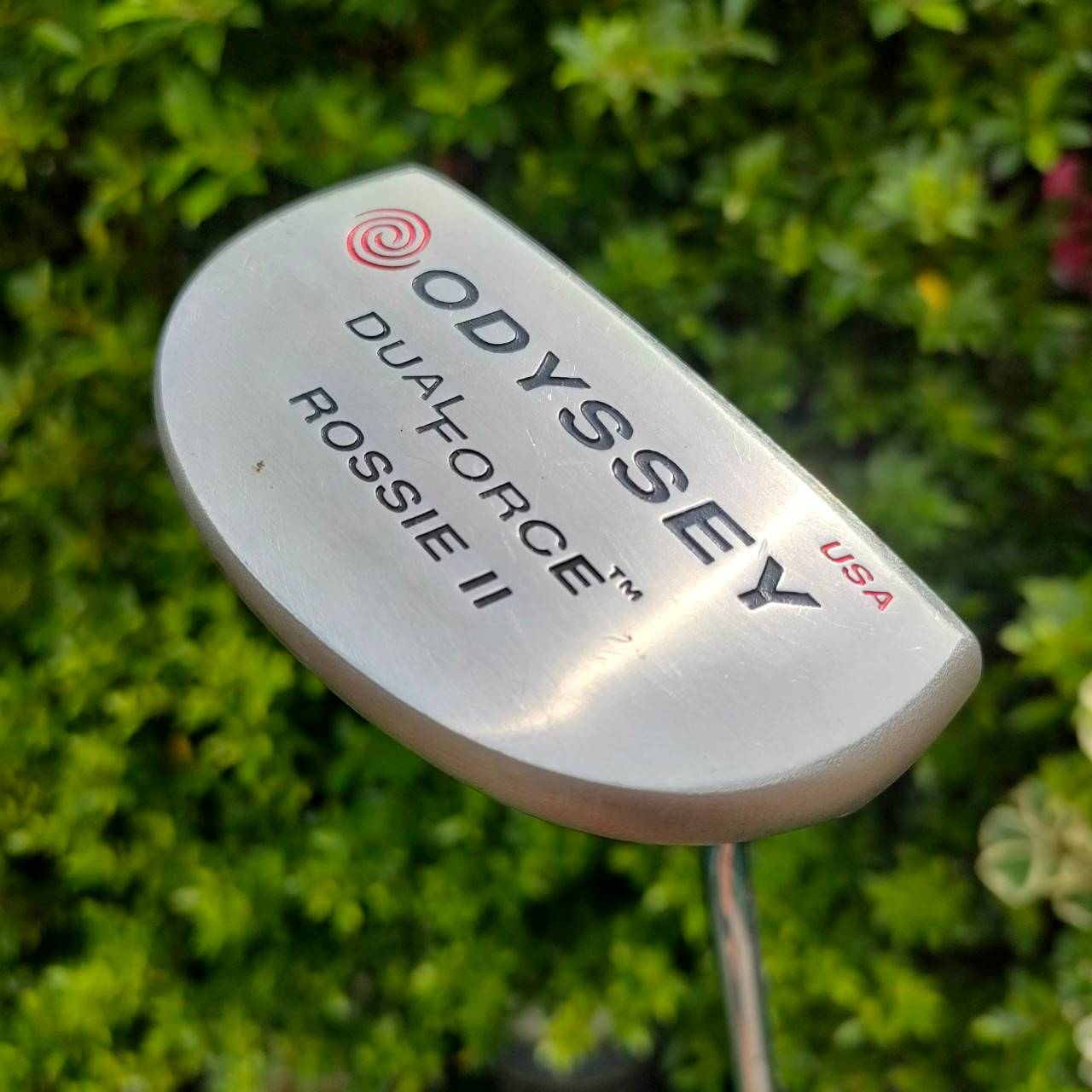 PUTTER ODYSSEY DUAL FORCE ROSSIE II ความยาว 35 นิ้ว ก้าน ODYSSEY กริพ ODYSSEY สภาพสวย รุ่นหน้าดำ ทรงมอลเล็ต ทั่งนุ่มและเกาะไลน์!! ไม้กอล์ฟมือสอง ของแท้ BY NakaraLuxurious