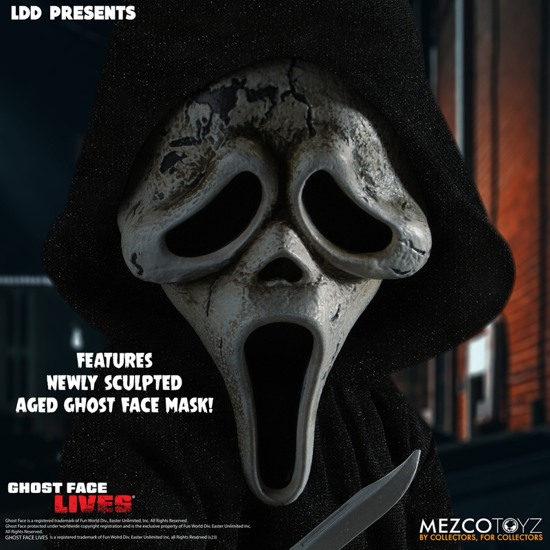 [สั่งจอง] Mezco toyz 10" LDD PRESENTS : Ghost Face - Zombie Edition