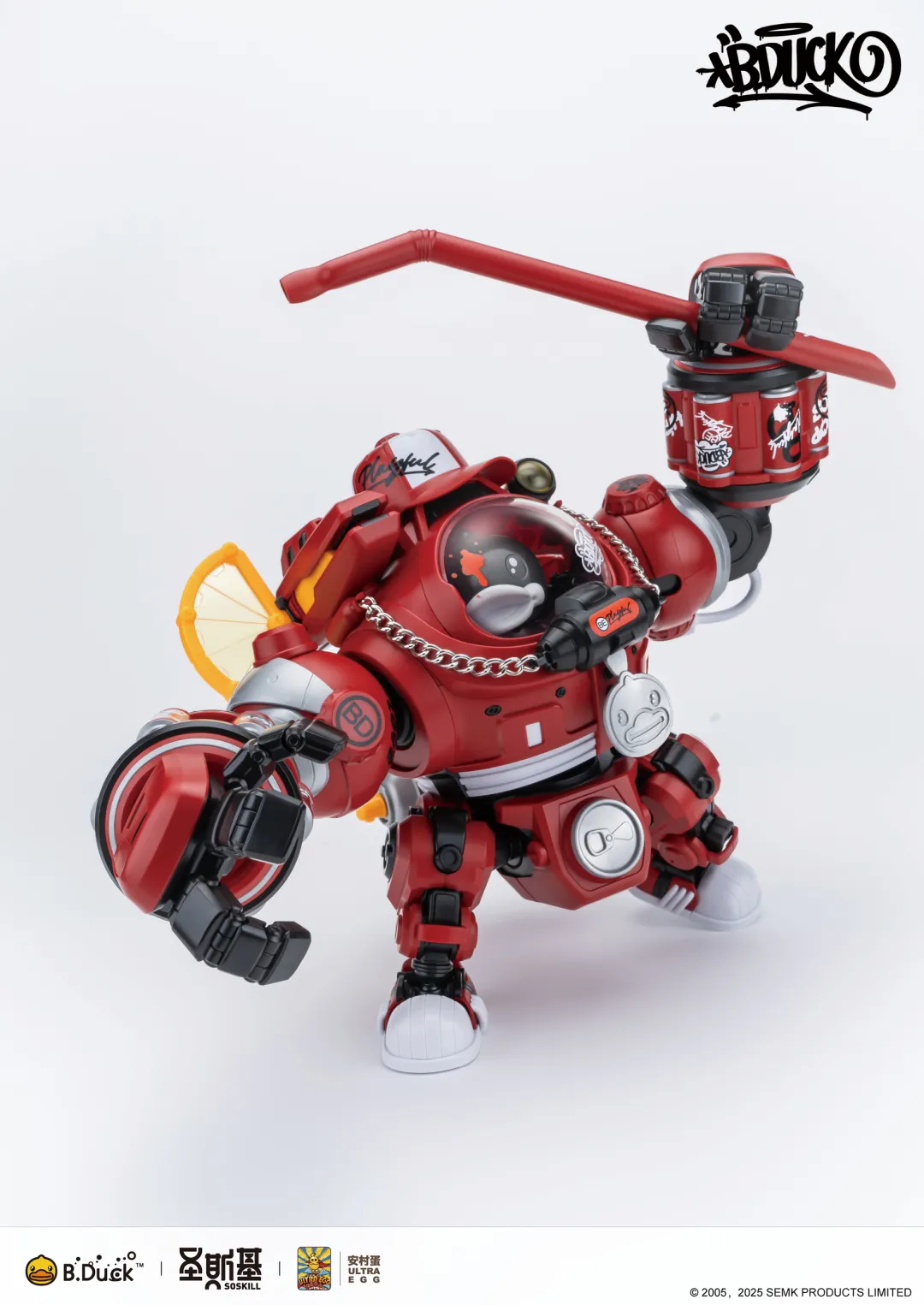 [สั่งจอง]SOSKILL x ULTRA EGG x B.Duck Collaboration Series: Second Edition – Hip-Hop Duck