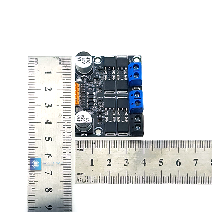 10A DC 3-18V Dual-Channel H-bridge DC Motor Drive Module PWM Adust Speed Dimming