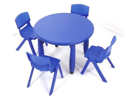 ชุดโต๊ะกลมขาพลาสติก พร้อมเก้าอี้ 4 ตัว โต๊ะนักเรียน,โต๊ะเขียนหนังสือเด็ก,โต๊ะกิจกรรม โต๊ะวงกลม, โต๊ะพลาสติก พร้อมส่ง สำหรับเด็ก อนุบาล โรงเรียน เนอสเซอรี่ ศูนย์พัฒนาเด็กเล็ก
