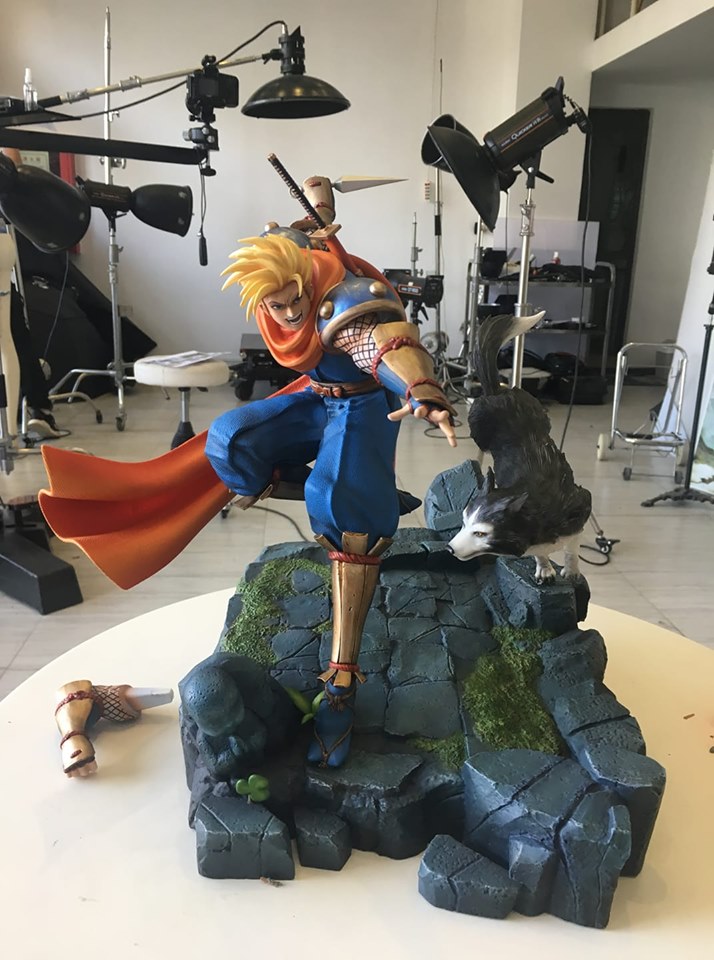 [สั่งจอง]Gantaku Studio- Samurai Shodown Ⅳ Galford D.Weiler 1/6 scale diorama
