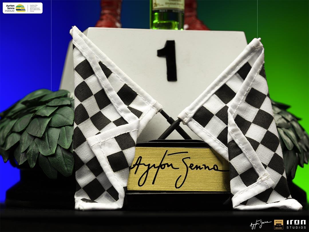 [สั่งจอง]Iron Studios ASENNA39420-10 Deluxe Art Scale 1/10 : Ayrton Senna – GP Brazil 1991