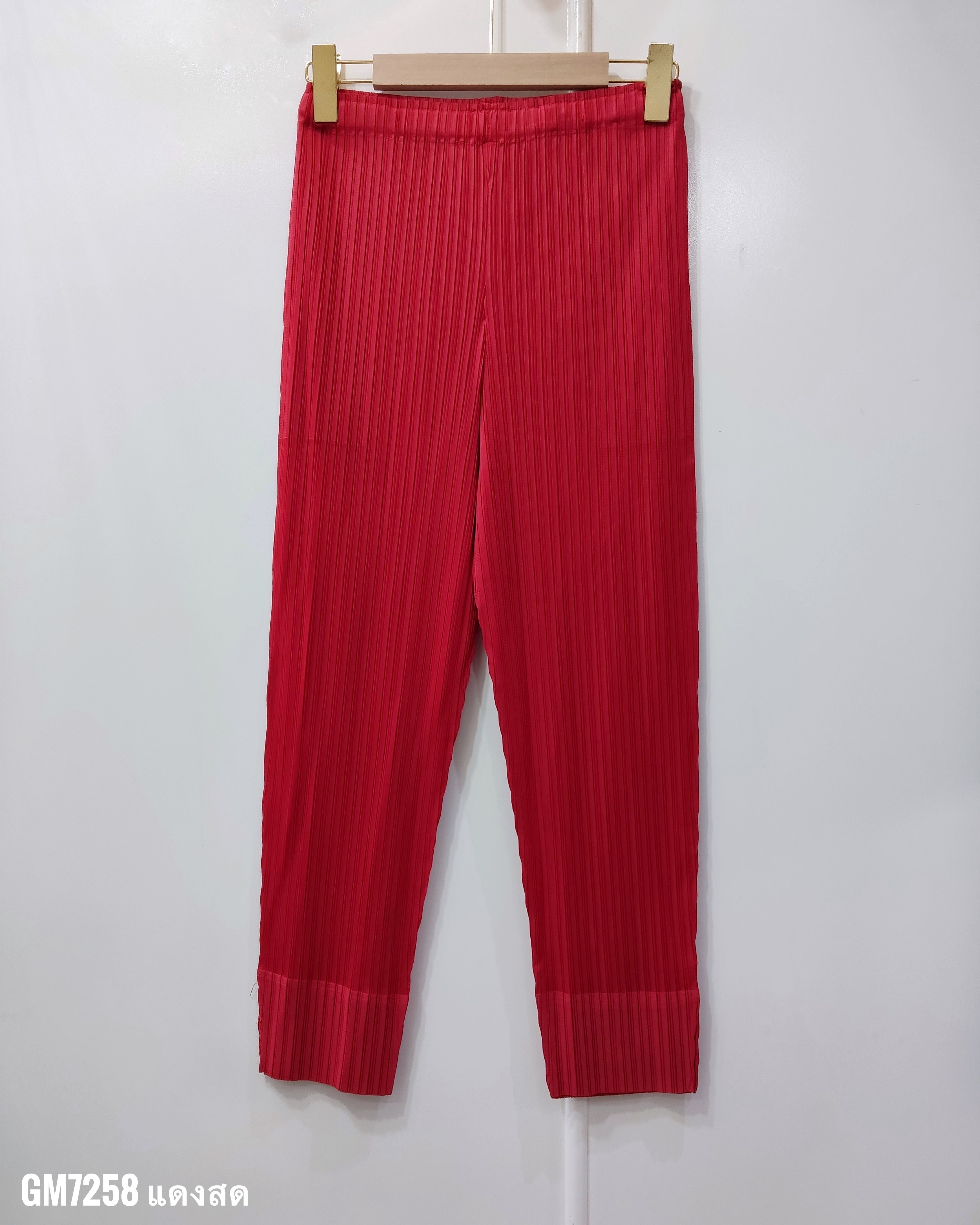 ยาว 34 นิ้ว 2MUAY รุ่น GM7258 กางเกงอัดพลีท SLIM FIT PLEATED PANTS 55 สี FREE SIZE