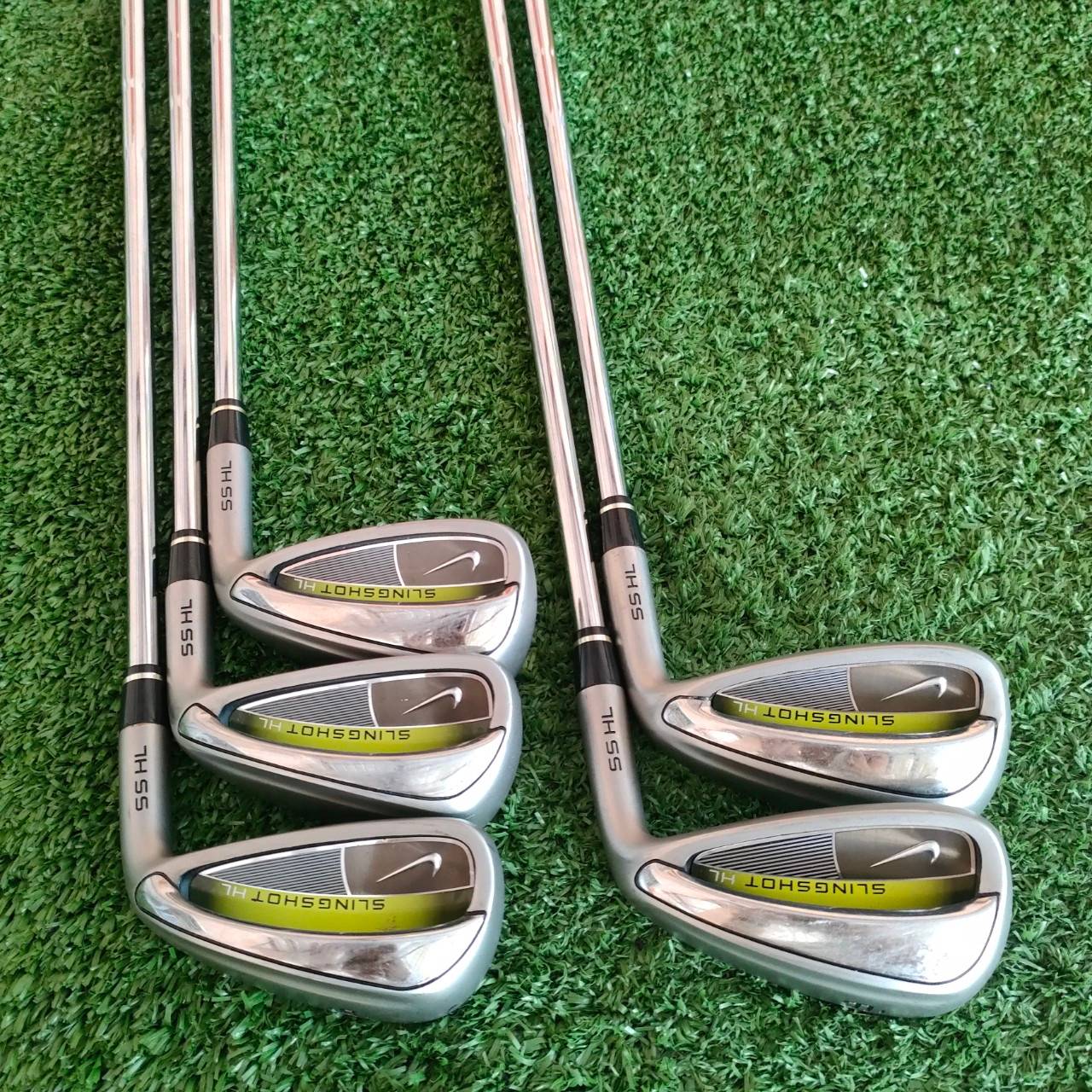 ชุดเหล็ก NIKE SLINGSHOT HL มีเหล็ก 6-9 เเละ PW ก้าน SL SUPER LITE ก้านเหล็กสุดเบา เร่งสปีดได้ดี และแม่นยำกว่าก้านกราไฟต์เยอะ!!! ไม้กอล์ฟมือสอง ของแท้ BY NakaraLuxurious
