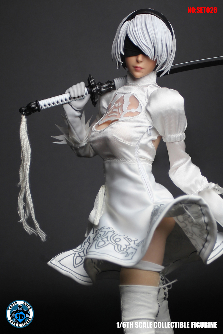 [สั่งจอง] SUPER DUCK SET026 1/6 Cosplay Series - Sexy Mannequin White Suit