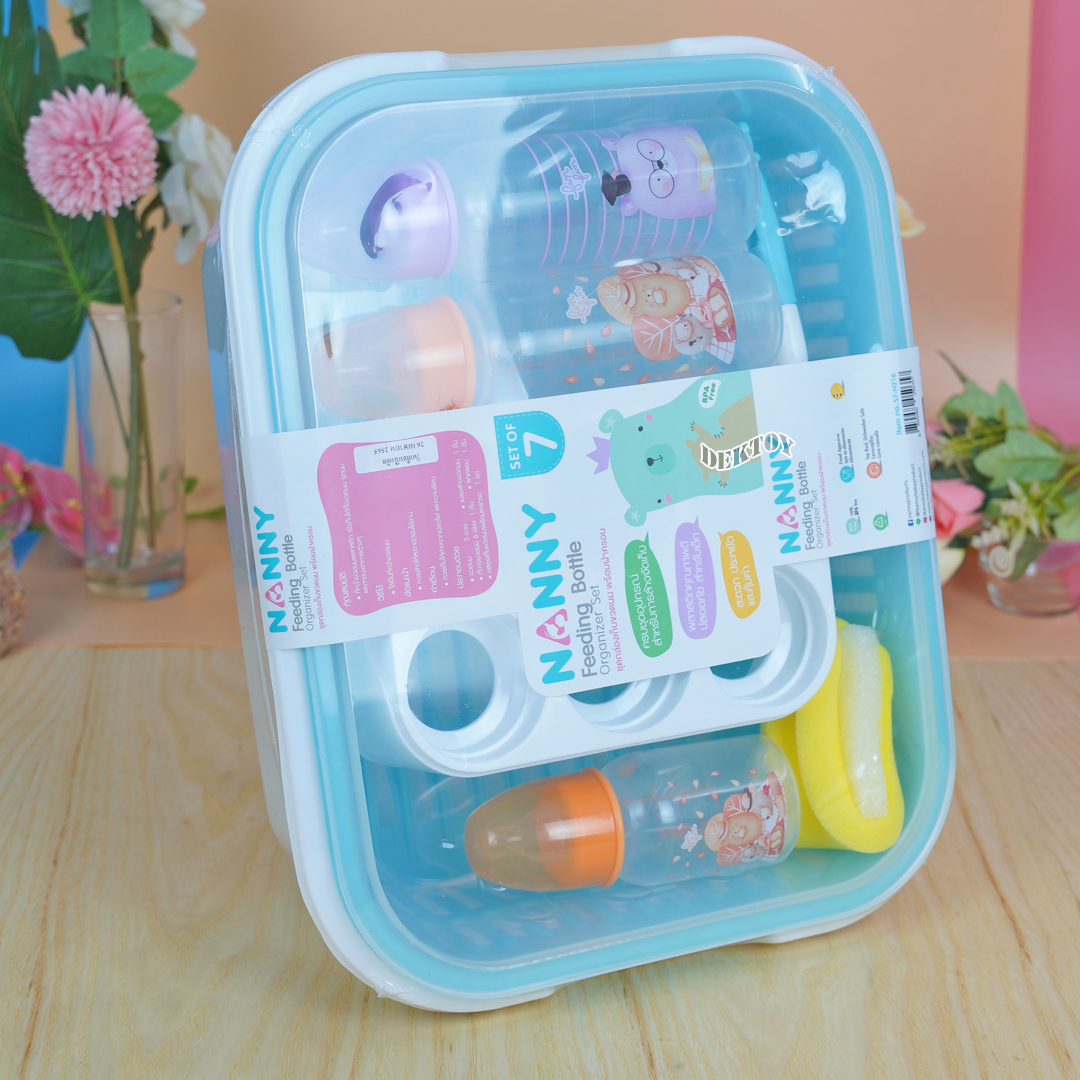 Nanny แนนนี่ เซ็ทกล่องเก็บขวดนม 6 ชิ้น S7-N216