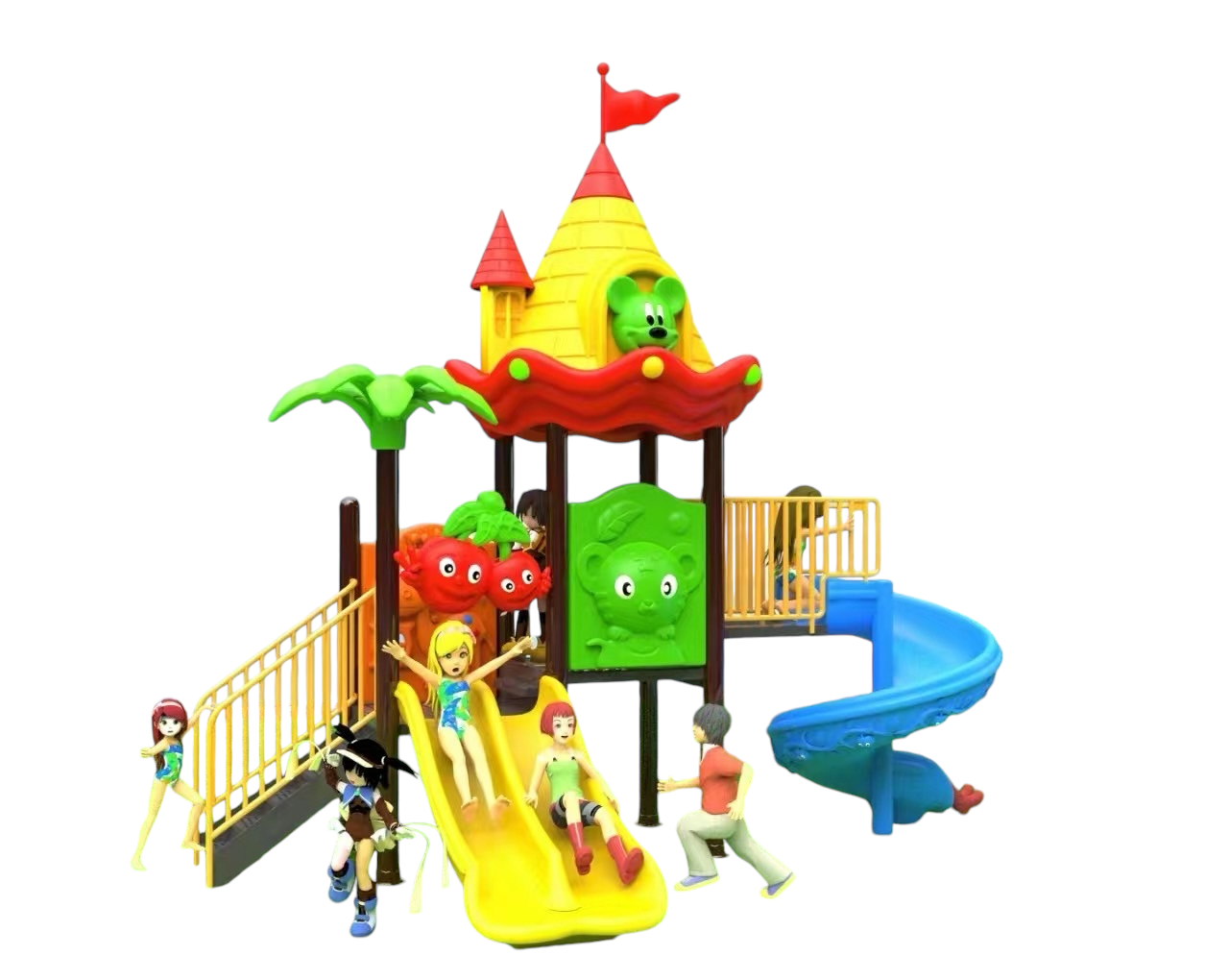 เครื่องเล่นสนามกลางแจ้ง, ชุดปราสาทหนูน้อย สนามเด็กเล่น ,เครื่องเล่นสนามกลางแจ้งในร่มราคาถูก, เครื่องเล่นสนามปฐมวัย, playground, outdoorplayground ครุภัณฑ์สนามเด็กเล่น, สพฐ,โครงการโรงเรียนประชารัฐ ทำงบประมาณ70,000 บาท