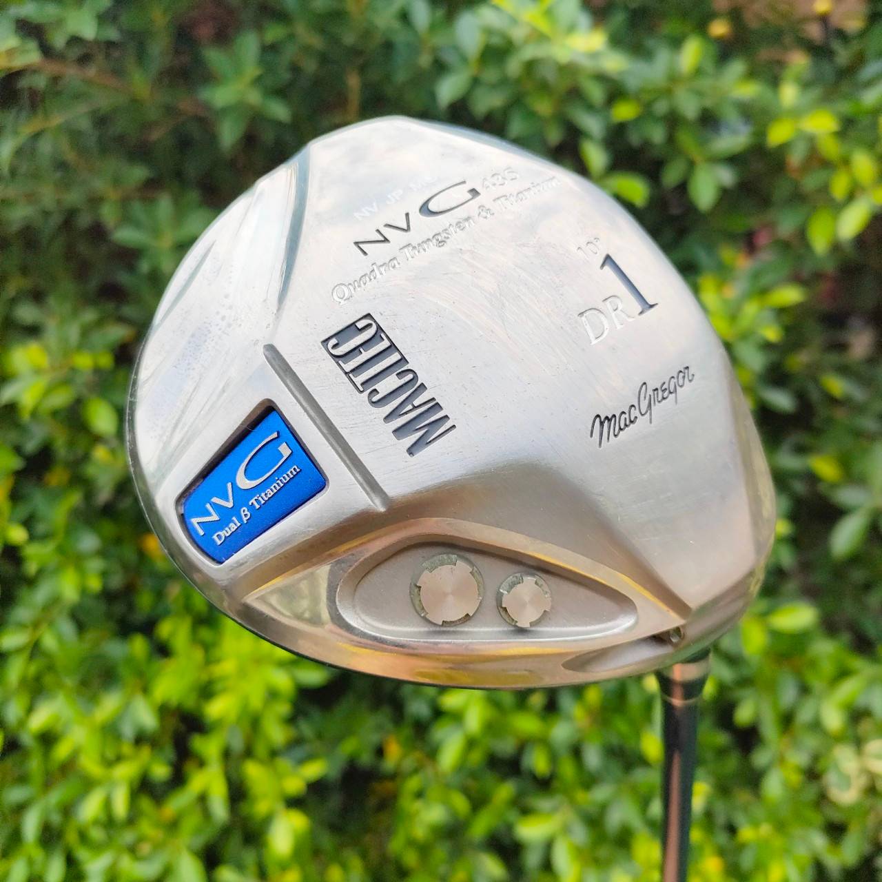 DRIVER MACTEC NVG 435 องศา 10 ก้าน QUADRA ACTION FLEX R รุ่นนี้เป็นรุ่นที่ดังมากๆ ใช้วัสดุ HI-END DUAL เบต้าไทเทเนี่ยม!! ไม้กอล์ฟมือสอง ของแท้ BY NakaraLuxurious