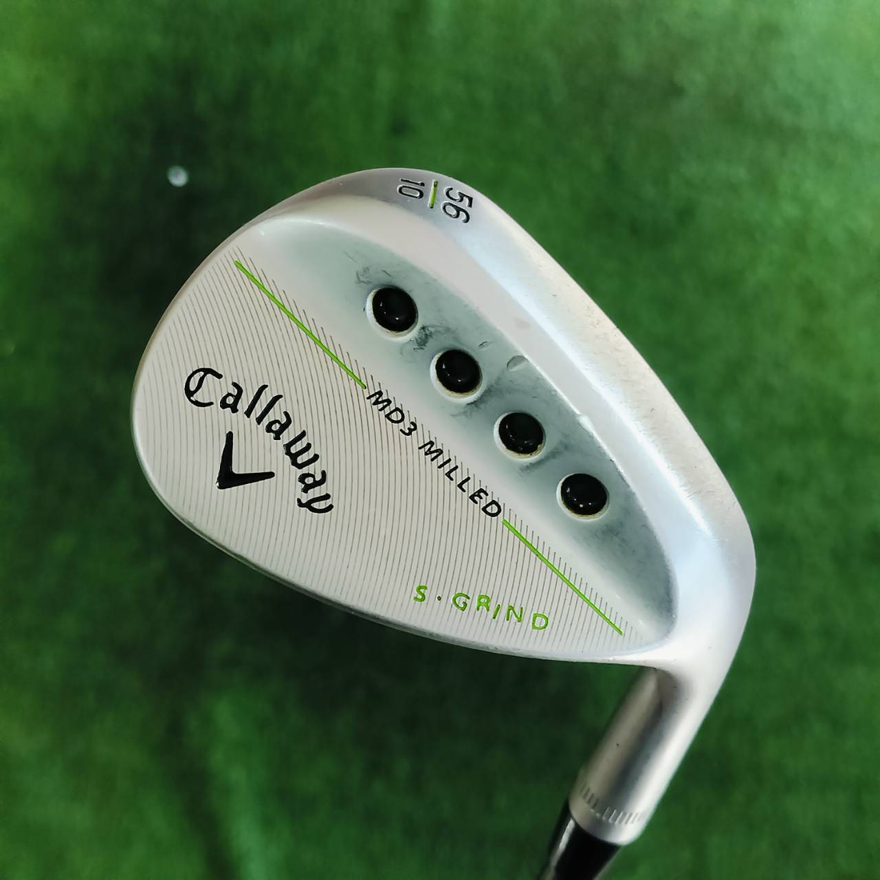 WEDGE Callaway MD3 MILLED S.GRIND องศา 56 BOUNCE 10 ก้าน FUJIKURA MCI FLEX R วัสดุดีมาก นุ่มมากๆ หน้า MIILED สปินโหดที่สุด หยุดแบบถอยๆเลย ไม้กอล์ฟพรีเมี่ยมมือสอง ของแท้ By NakaraLuxurious