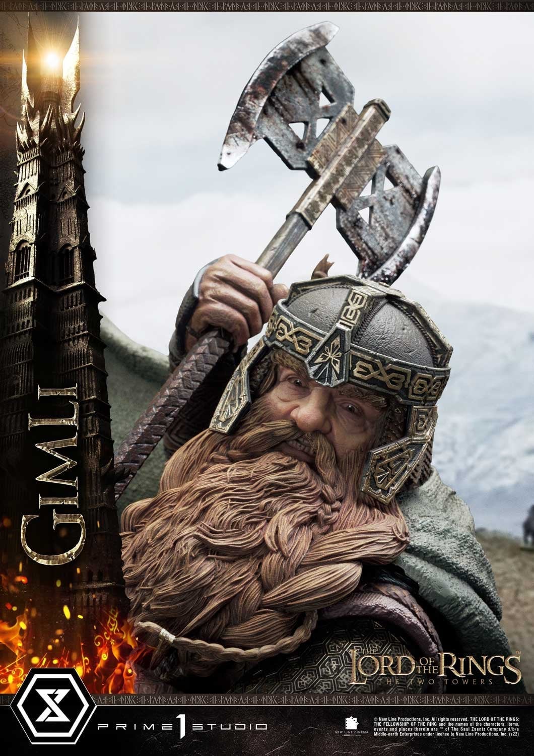 [สั่งจอง] Prime 1 Studio PMLOTR-09 1:4 : Gimli (The Lord of the Rings)