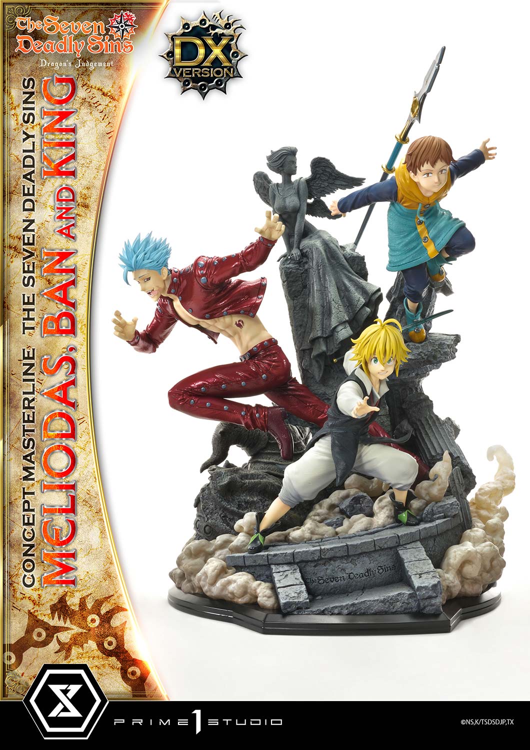 [สั่งจอง]Prime 1 Studio : Meliodas, Ban, and King (The Seven Deadly Sins)