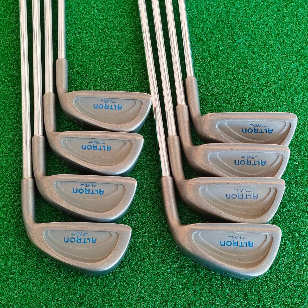 **ไม้กอล์ฟสำหรับผู้หญิง** ชุดเหล็ก MIZUNO ALTRON FWD มีเหล็ก 3-9 เเละ PW ก้าน NAFLE 1100 FLEX L