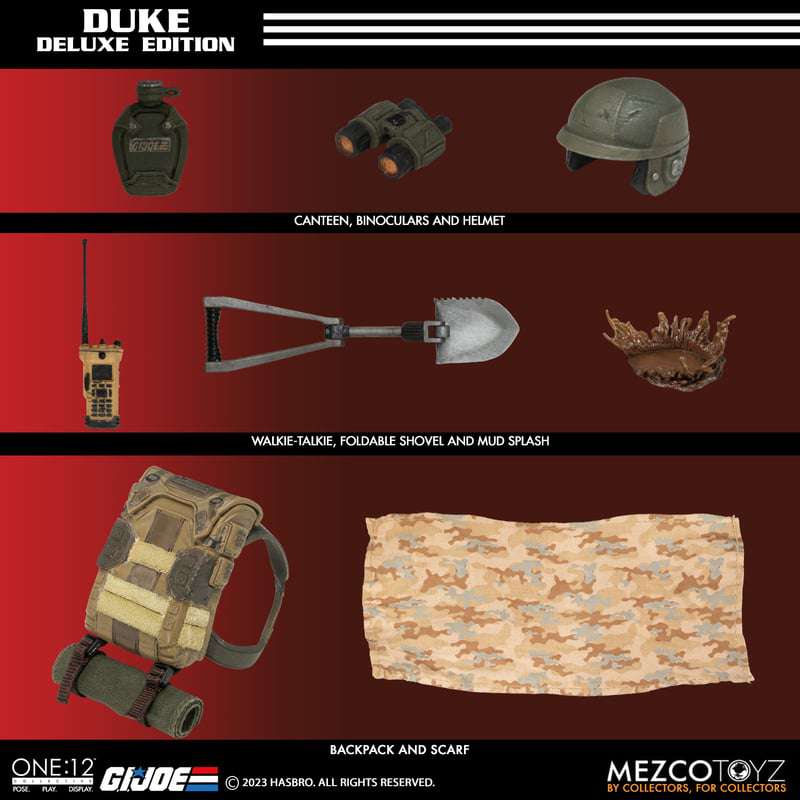 [สั่งจอง]Mezco toyz One:12 Collective G.I.Joe - Luke Deluxe Edition