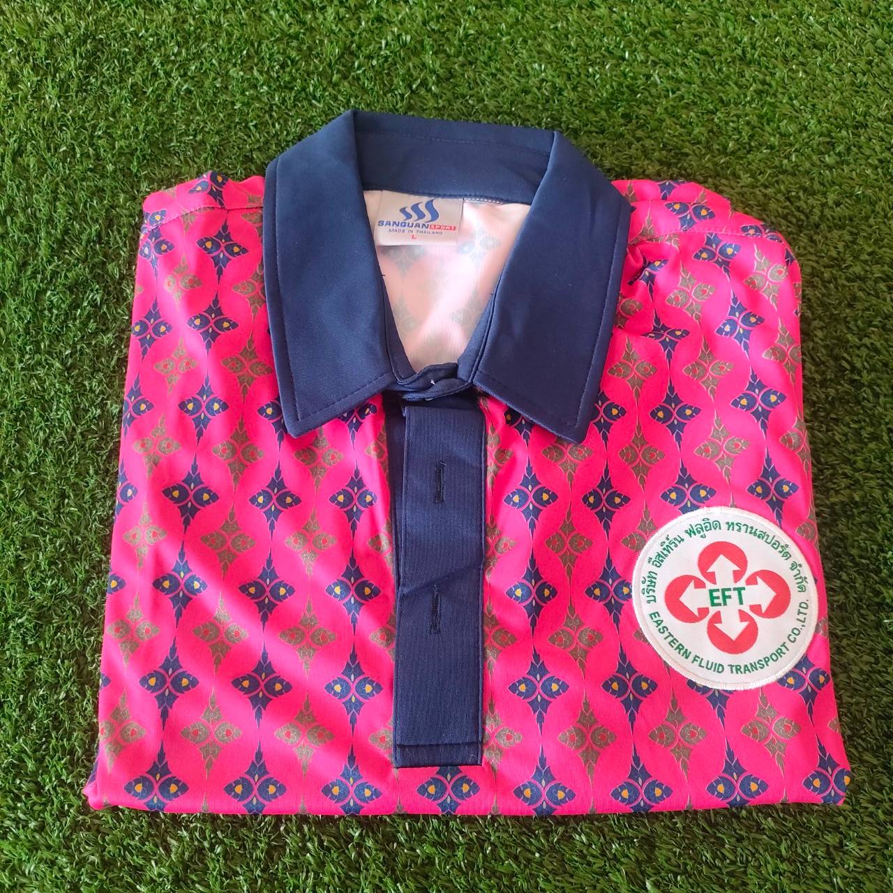 **เสื้อกอล์ฟสำหรับสุภาพบุรุษ** เสื้อกอล์ฟ EFT ของใหม่!! ขนาดไชส์ L มือหนึ่ง ของแท้ BY NakaraLuxurious