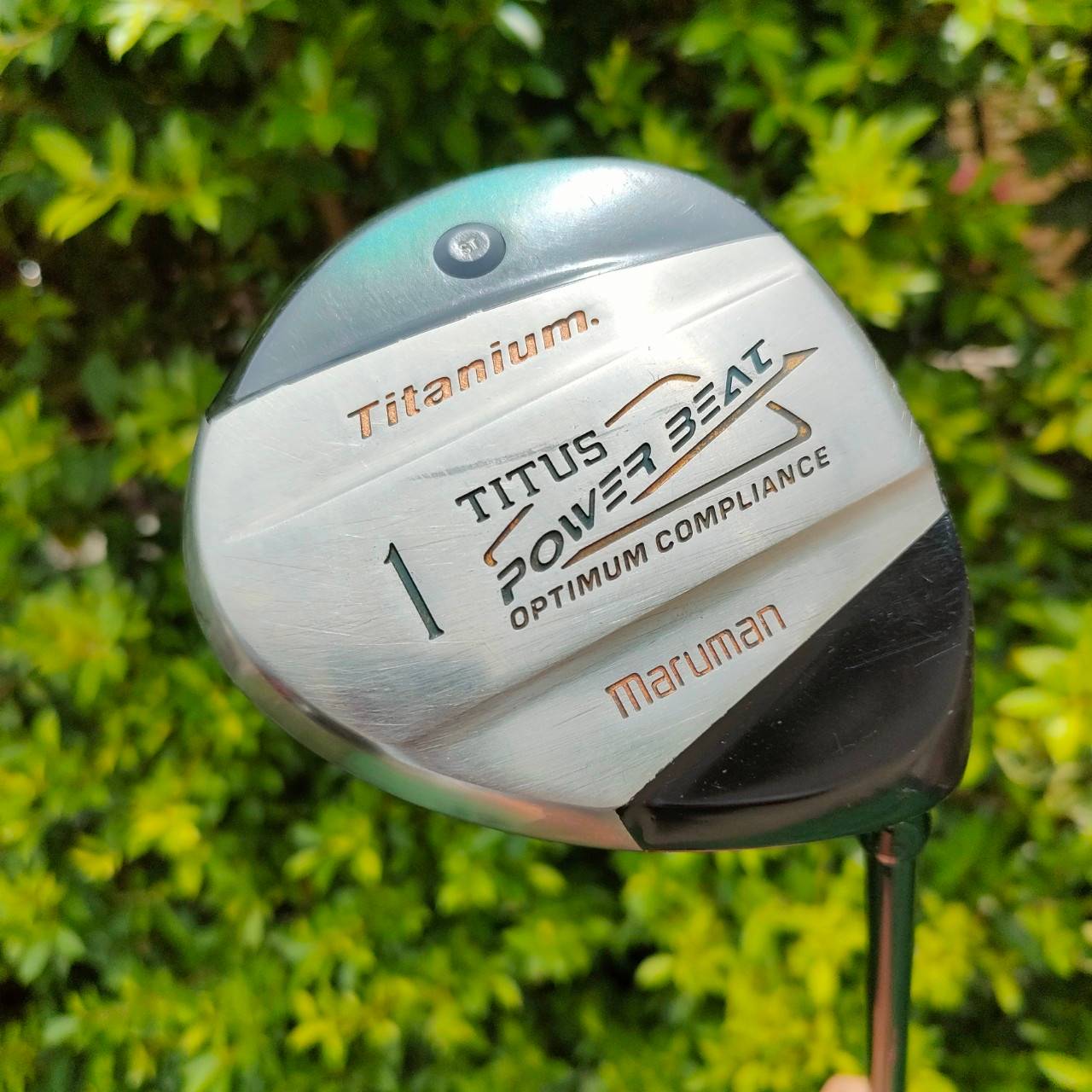 DRIVER MARUMAN TITANIUM TITUS POWER BEAT ก้าน IMPACTFIT HD FLEX S วัสดุหัวเบต้าไทเทเนี่ยม ตีไกลจัด!! ไม้กอล์ฟมือสอง ของแท้ BY NakaraLuxurious