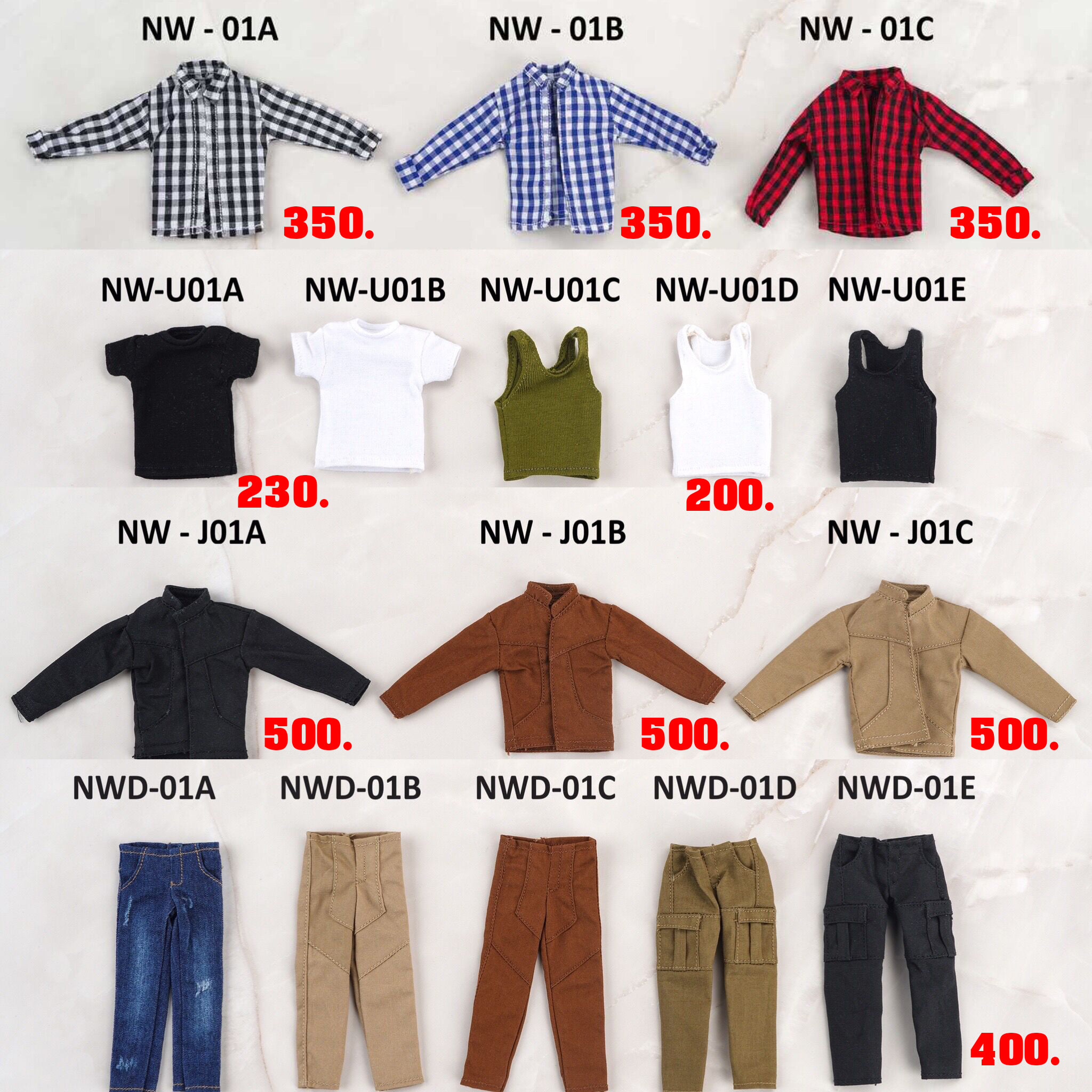 [สั่งจอง]Notatoys 1/12 : Custom cloth