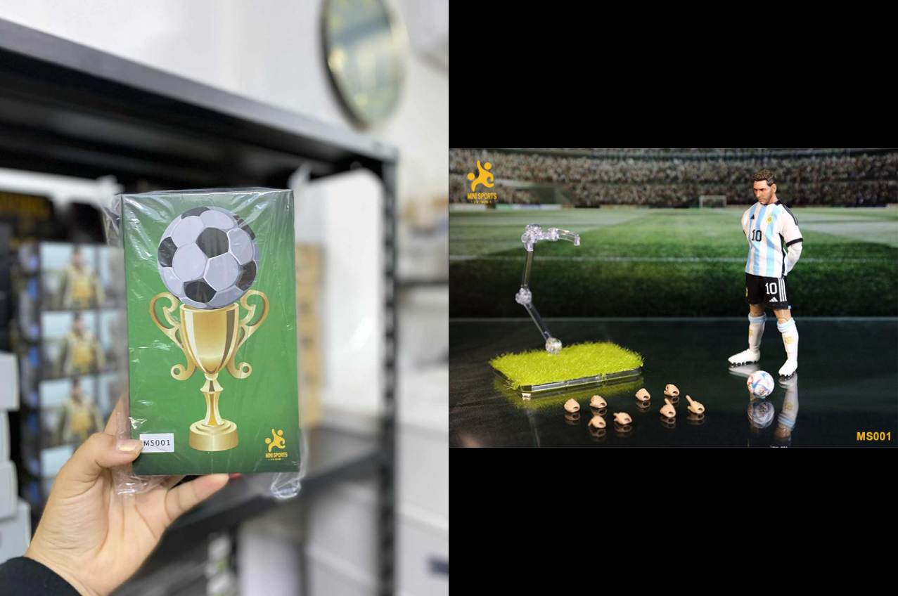 [พร้อมส่ง] Mini Sports MS001 1/12 : Football Player - Messi [Reissue]