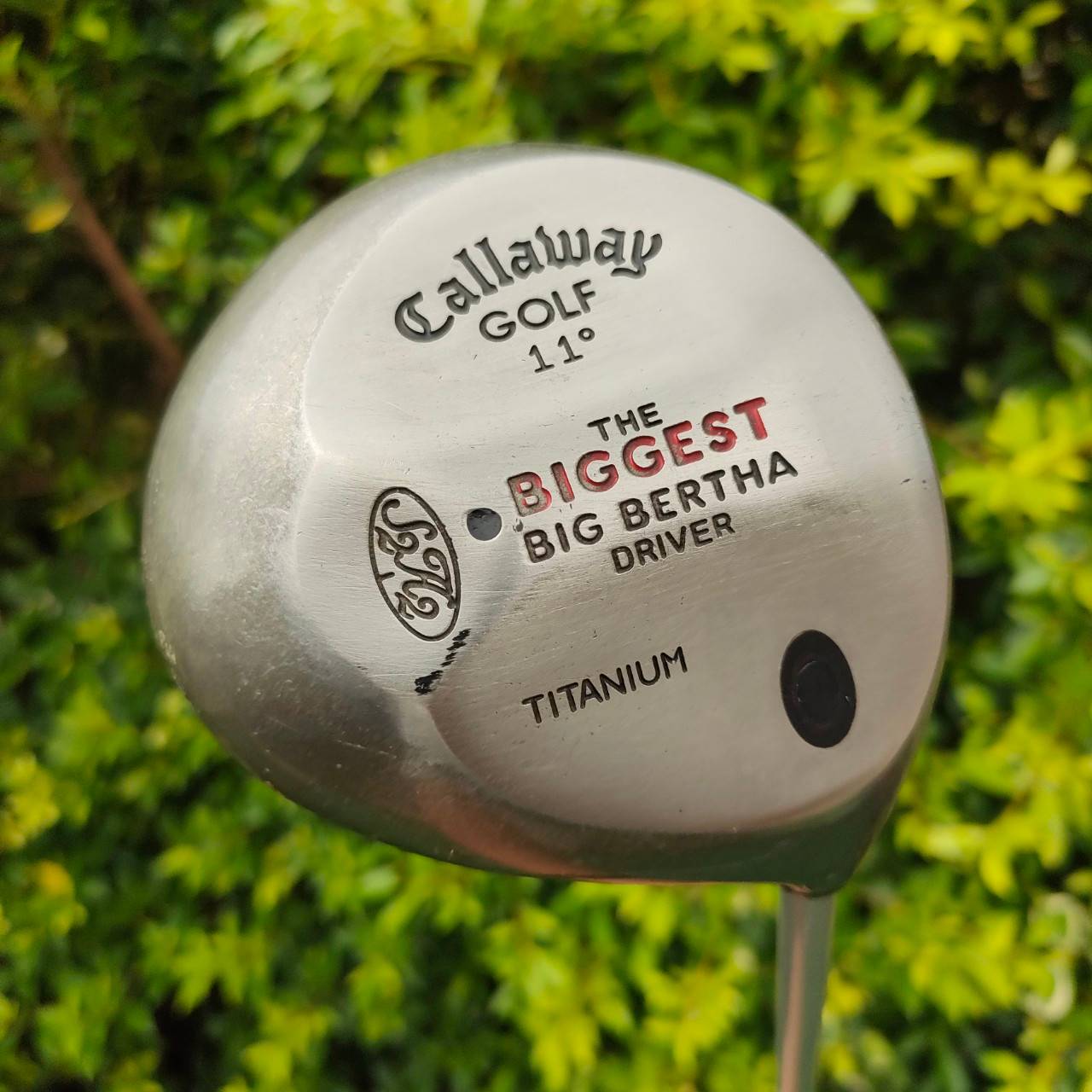 DRIVER CALLAWAY GOLF BIGGEST องศา11 ก้าน BIGGEST FLEX R เป็นตัวหัวใหญ่สุดในรุ่น หัว TITANIUM ตีไกลมาก ตีดีมากๆ คลาสสิค