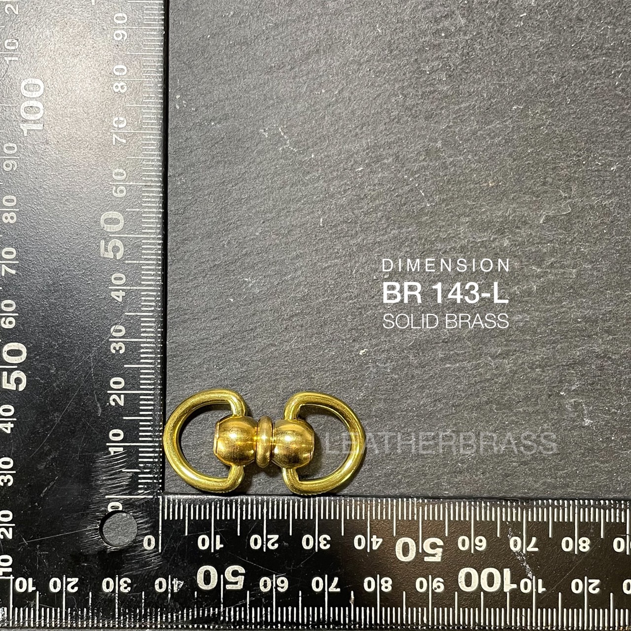 BR143 ห่วง 2 ทาง ห่วงสามเหลี่ยม ห่วงเรดมูน **ราคาต่อชิ้น** อะไหล่ทองเหลืองแท้ อุปกรณ์กระเป๋า อุปกรณ์งานหนัง leatherbrass