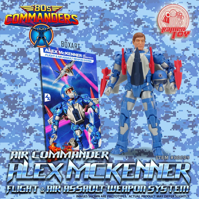 [สั่งจอง] Ramen Toy 1/12 : 80s Commanders