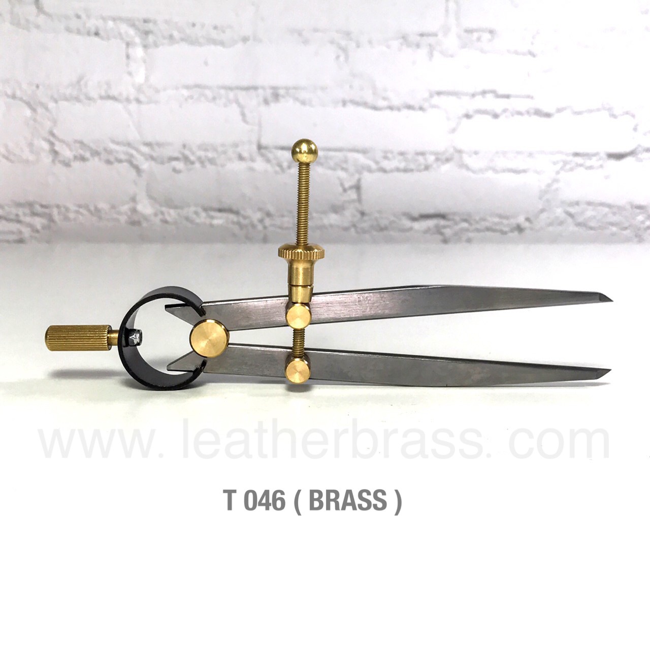 T046 วงเวียนทองเหลือง ขนาด 150 มิล อุปกรณ์ช่างหนัง leatherbrass**ราคาต่ออัน**