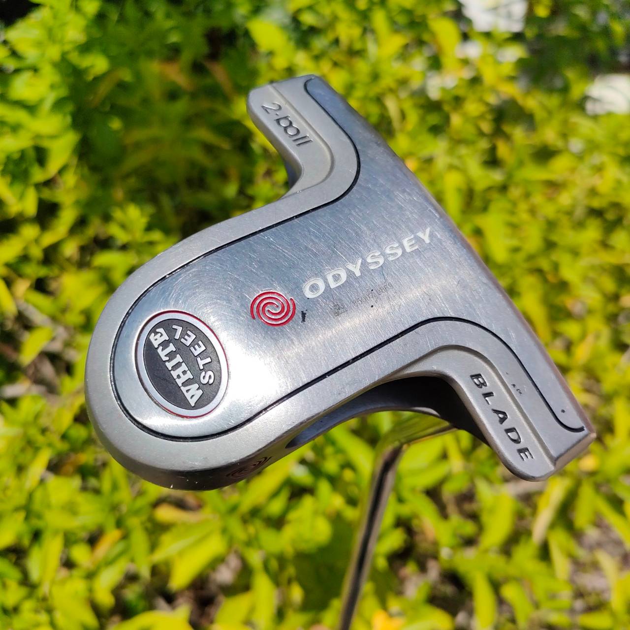 PUTTER ODYSSEY 2-BALL BLADE WHITE STEEL ก้าน WHITE STEEL ความยาว 34 นิ้ว รุ่นนี้ยอดนิยมมากๆ