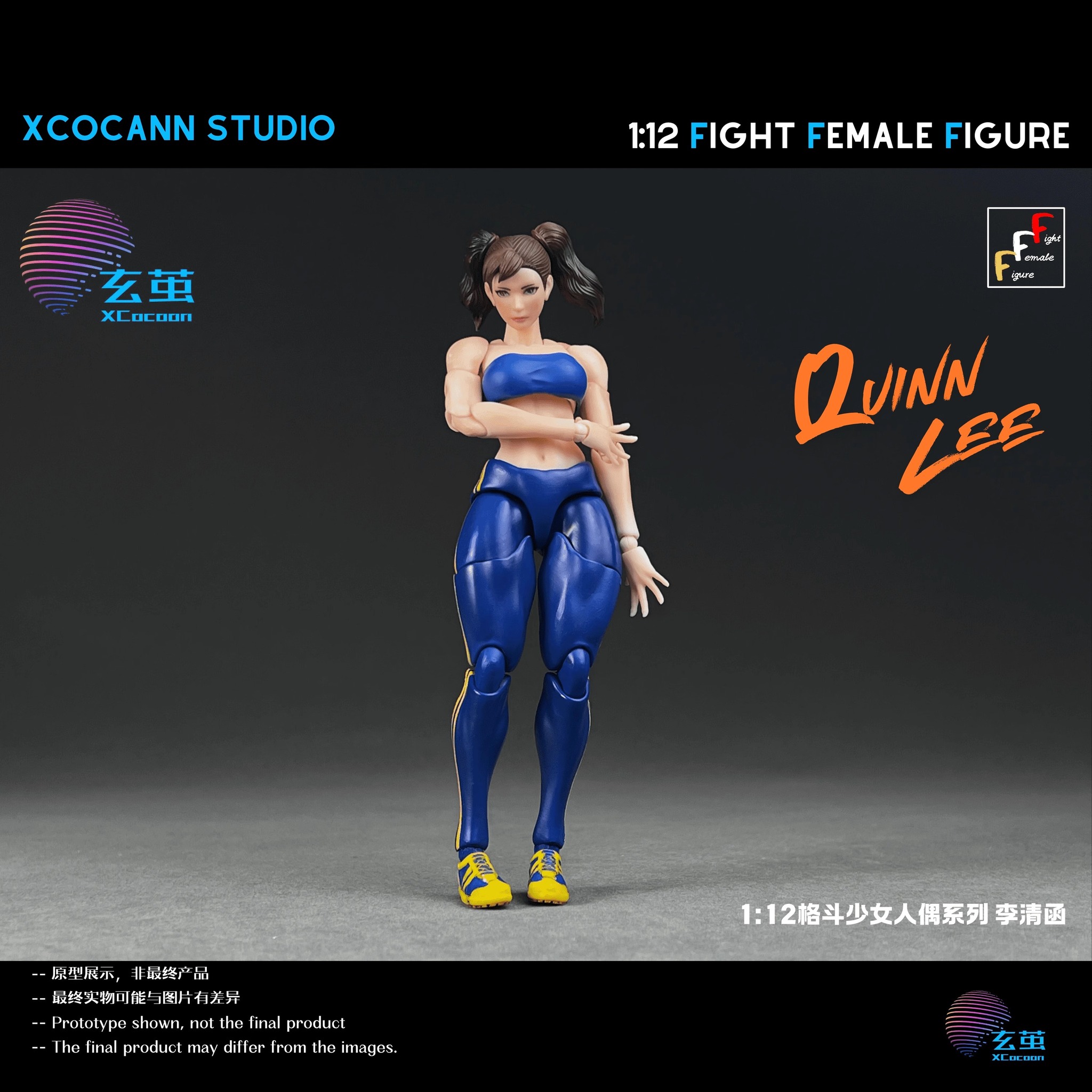 [สั่งจอง] Xcocann Studio 1/12 : Femal Fighter & Accesory kit
