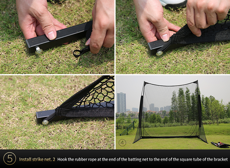 Golf Practice Net ตาข่ายฝึกซ้อมกอล์ฟ PGM LXW015 Size 2.5 x2.5 x1.26 M. มีเป้าให้ 2 แบบ ซ้อมไดร์ฟ ซ้อมชิพ ( ไม่รวมพรม Not including the mat )