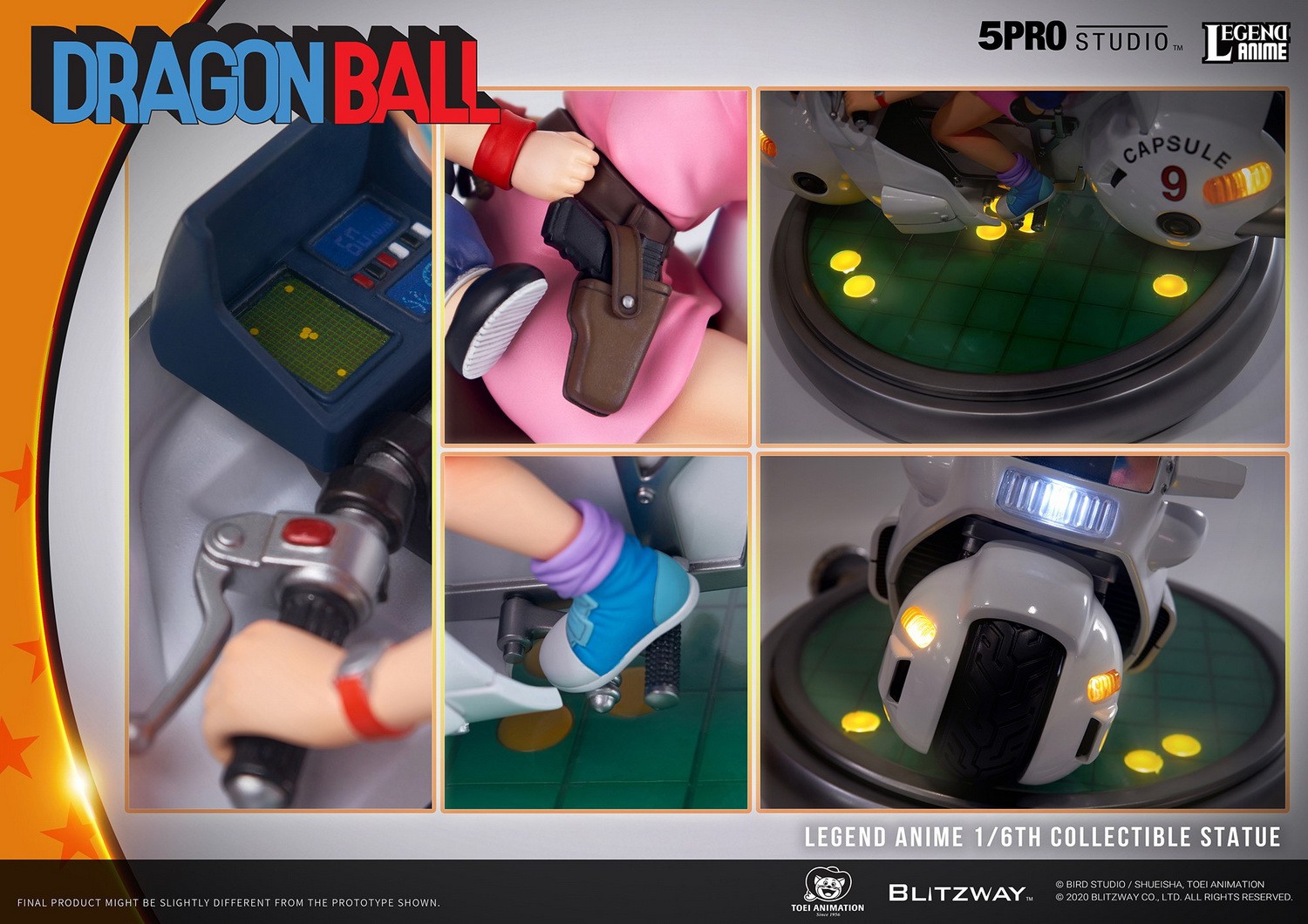 [สั่งจอง] 5PRO STUDIO X BLITZWAY 5PRO-LA-70201 1/6 SCALE : BULMA'S HOI-POI CAPSULE NO.9 BIKE