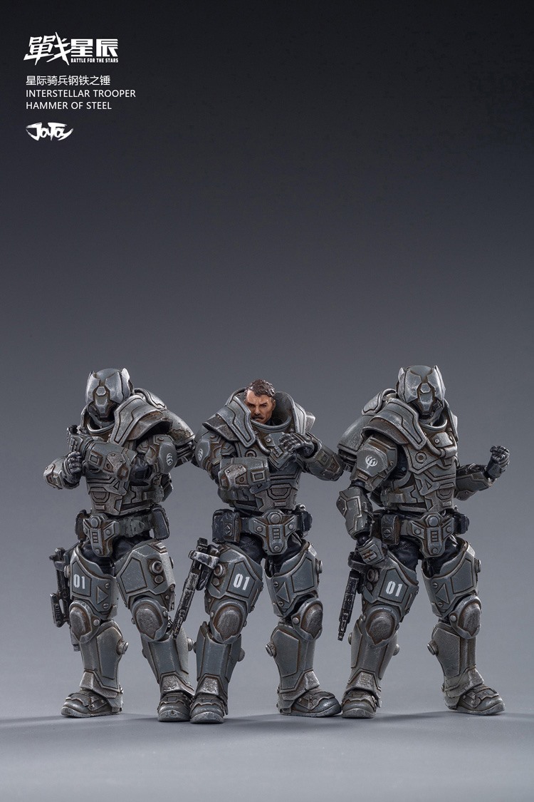 [สั่งจอง]JOYTOY JT0746 1/18 : Interstellar Trooper Hammer Of Steel