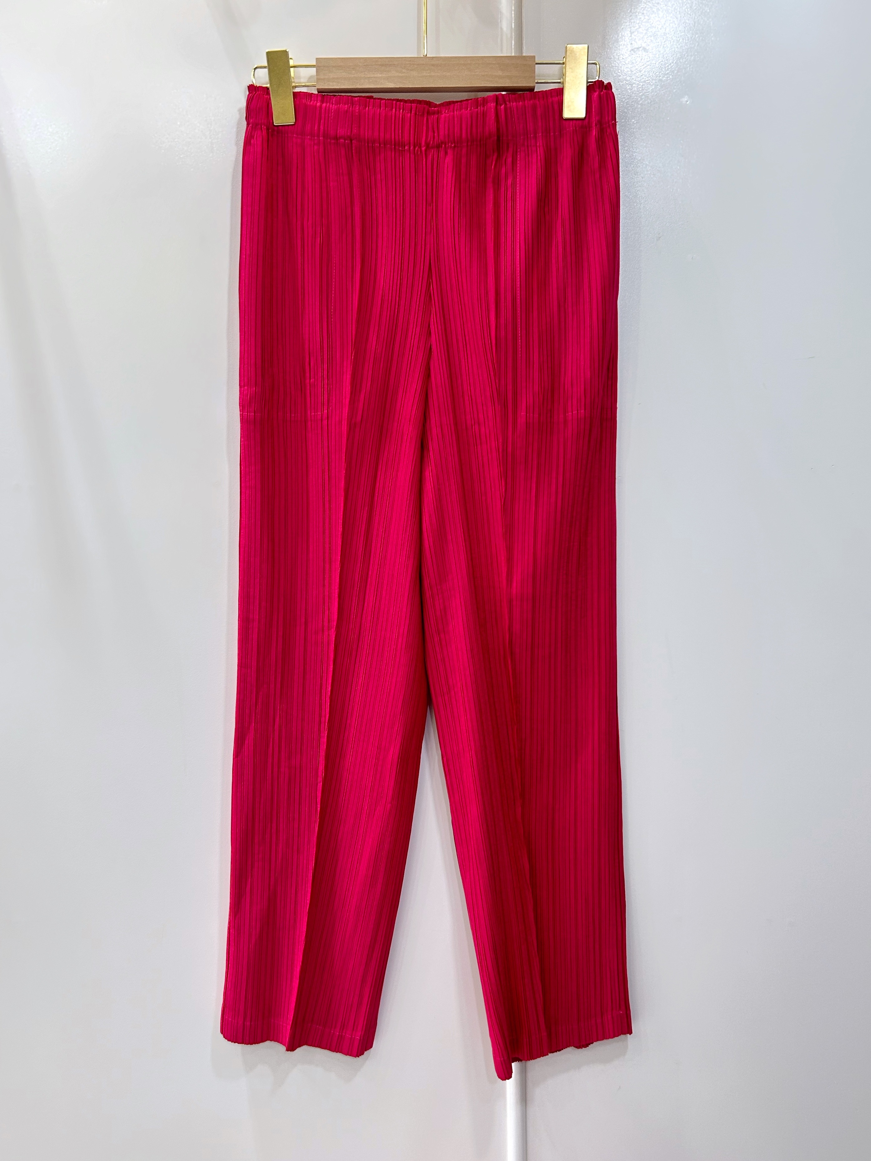 ยาว 36 นิ้ว 2MUAY GJO1410 กางเกงพลีทคุณภาพ STRIGHT PLEATED PANTS 8 สี FREE SIZE