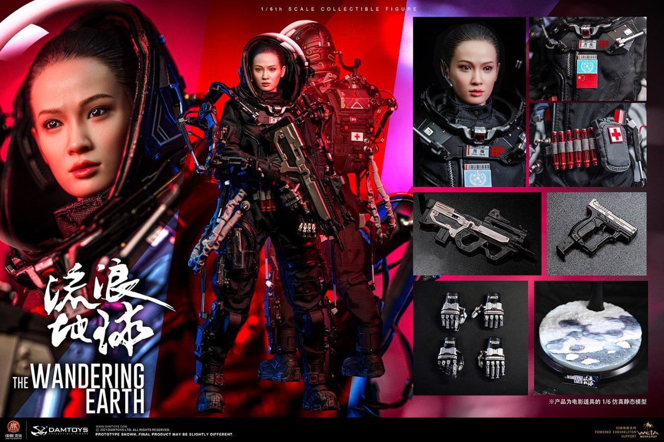 [สั่งจอง]DAMTOYS DMS036 1/6 : CN171-11 rescue unit Zhou Qian collectible figure specially features