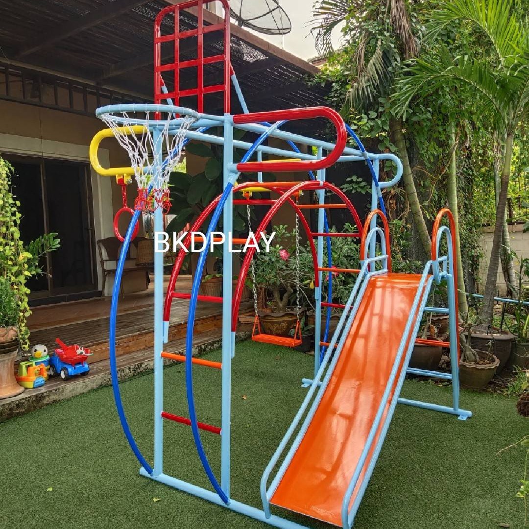 ชุดรวม C เครื่องเล่นสนามกลางแจ้ง เครื่องเล่นสนามเหล็ก,ประกอบด้วยสไลเดอร์ชิงช้าปีนป่ายบาร์โหน OutdoorPlayground,ผลิตเครื่องเล่นสนาม,เครื่องเล่นในสนามเด็กเล่น,เครื่องเล่นงบสพฐ.,ประชารัฐ, ราคาโรงงาน