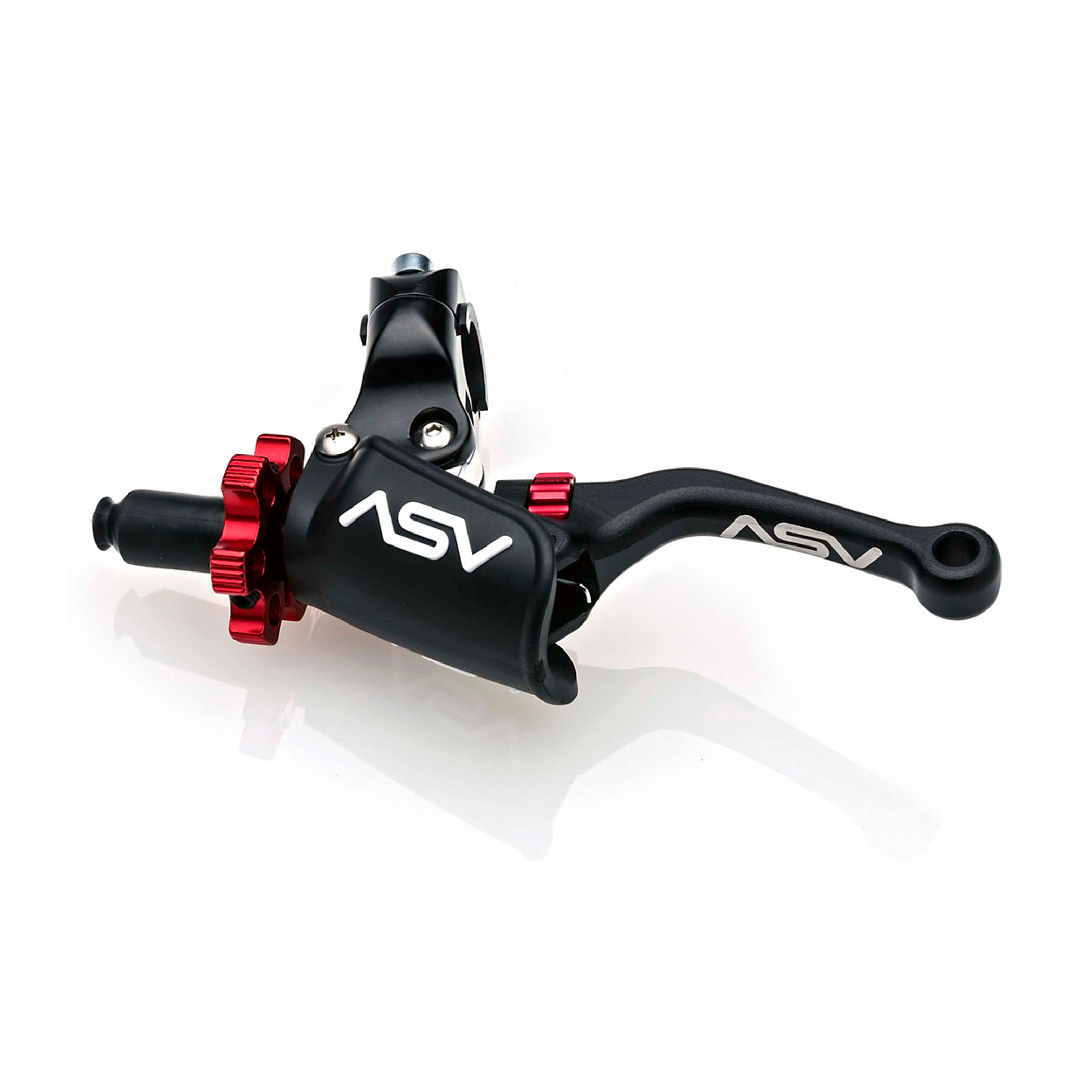 ASV C6 Series Pro Shorty Cable Clutch Lever w/ Perch - Matt Black
