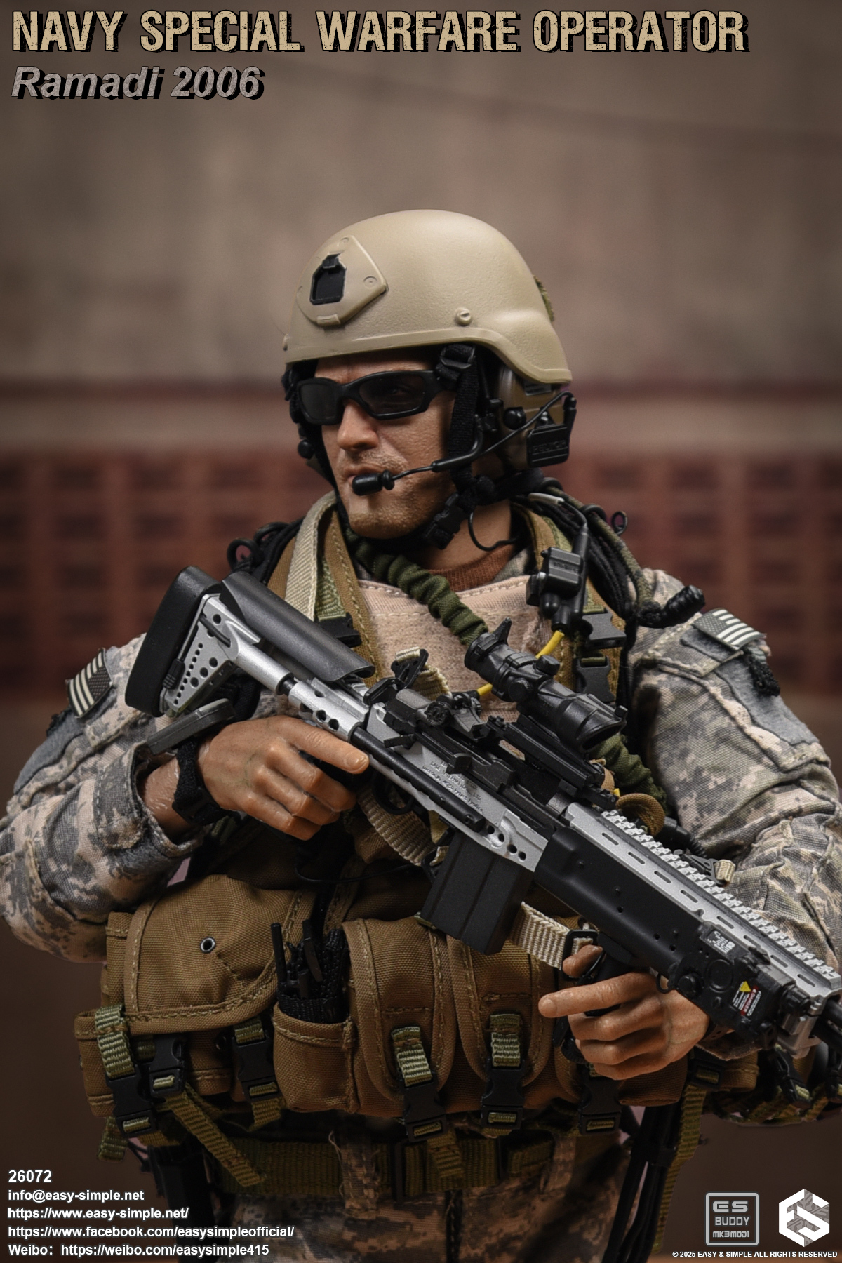 [สั่งจอง]Easy&Simple 26072 1/6 : NAVY SPECIAL WARFARE OPERATOR Ramadi 2006