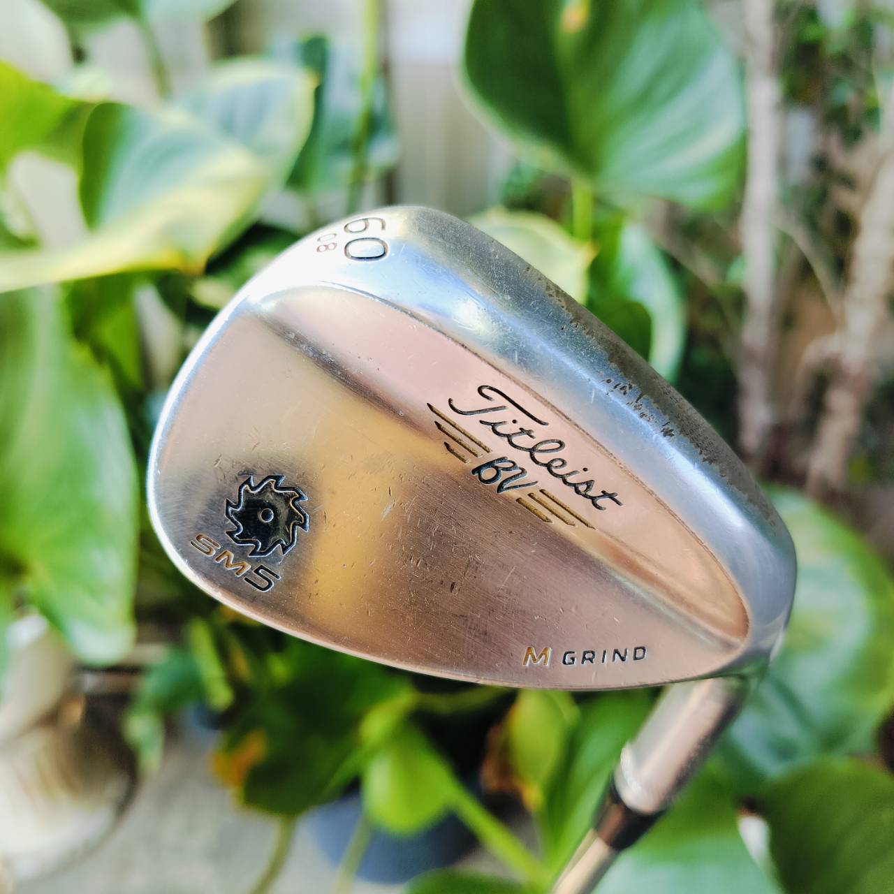 WEDGE TITLEIST VOKEY DESIGN SM5 M GRIND องศา 60 BOUNCE 8 สภาพสวย ต้นตำหรับสปินสุดโหด หน้า SPIN MILLED ไม้กอล์ฟพรีเมี่ยมมือสอง ของแท้ By NakaraLuxurious