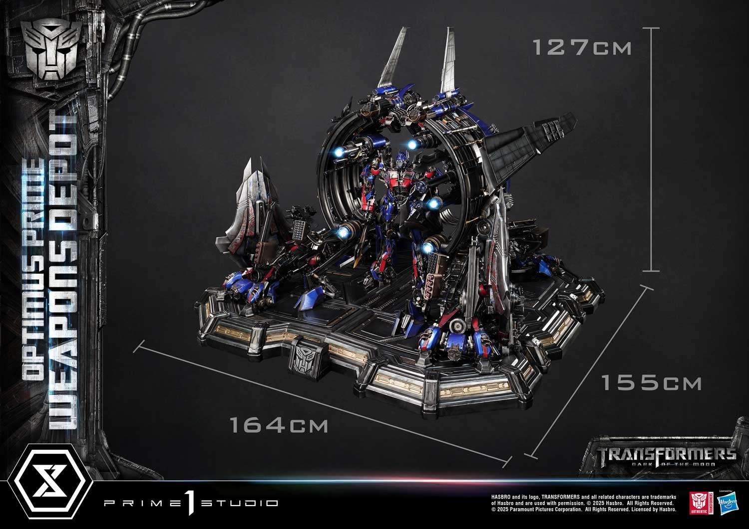 [สั่งจอง] Prime 1 Studio MMTFM-38: Optimus Prime Weapons Depot (Transformers: Dark of the Moon)