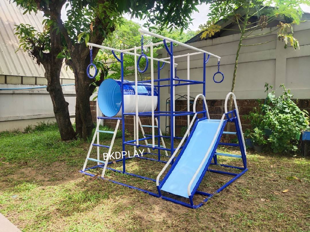 ชุดรวมA เครื่องเล่นสนามกลางแจ้ง เครื่องเล่นสนามเหล็ก ประกอบด้วยสไลเดอร์ชิงช้าปีนป่ายบาร์โหน อุโมงค์ลอด OutdoorPlayground,ผลิตเครื่องเล่นสนาม,สนามเด็กเล่น,เครื่องเล่นงบสพฐ.ประชารัฐ ราคาโรงงาน