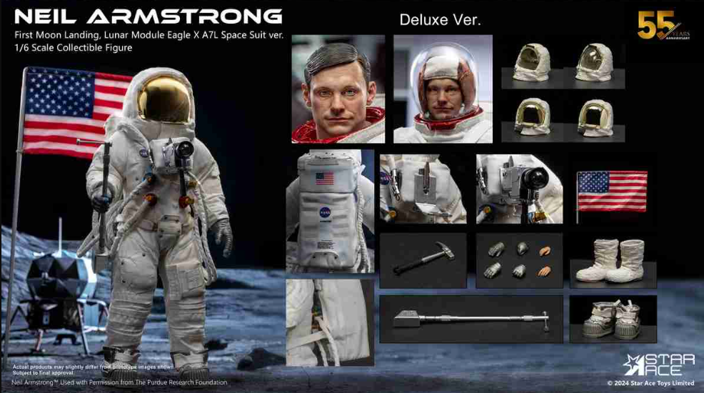 [พร้อมส่ง] "STAR ACE Toys 1/6 ： Neil Armstrong - SA0142 : Deluxe Ver."