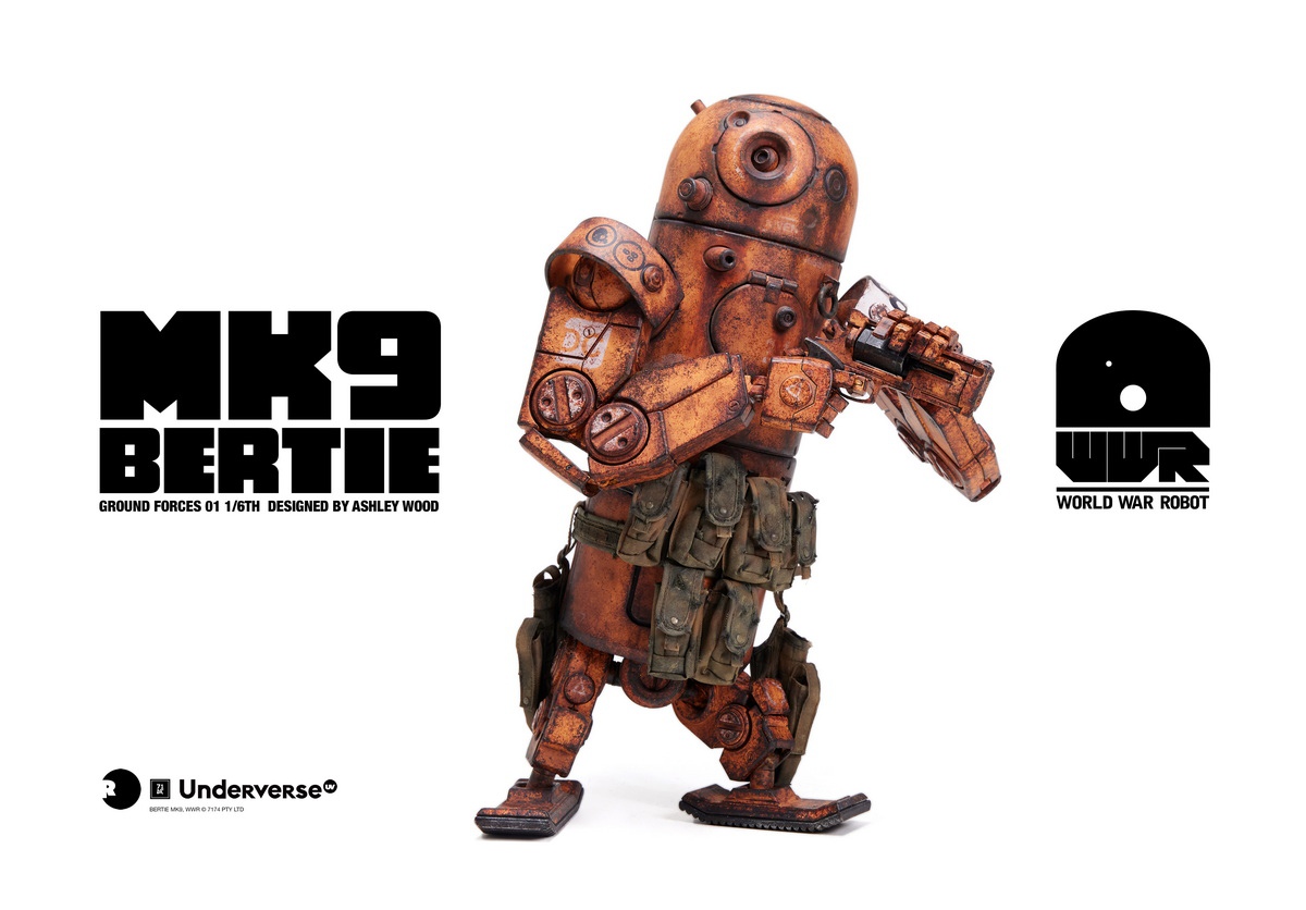 [สั่งจอง]Underverse UV202418 1/6 : World War Robot series Action Figure DESERT ALPHA BERTIE MK9
