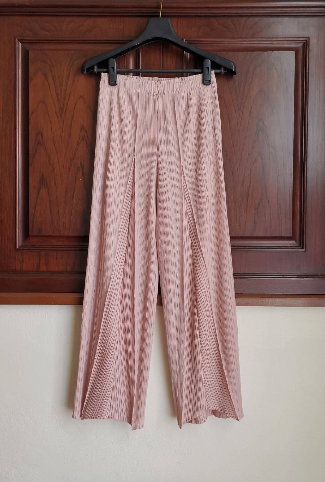 ยาว 36นิ้ว!! 2MUAY รุ่น GJO2088-1 กางเกงอัดพลีทงานคุณภาพ CROPPED WIDE LEG PLEATED PANTS 13สี FREE SIZE