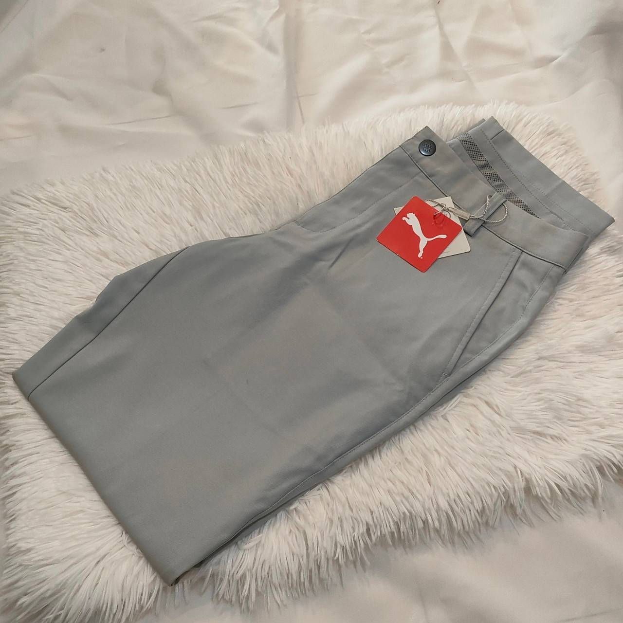 กางเกงกอล์ฟผู้ชาย PUMA ขายาว ขนาดไชส์ 30/32 สีเทา มือหนึ่ง ล้างสต๊อคจากห้าง!!!
