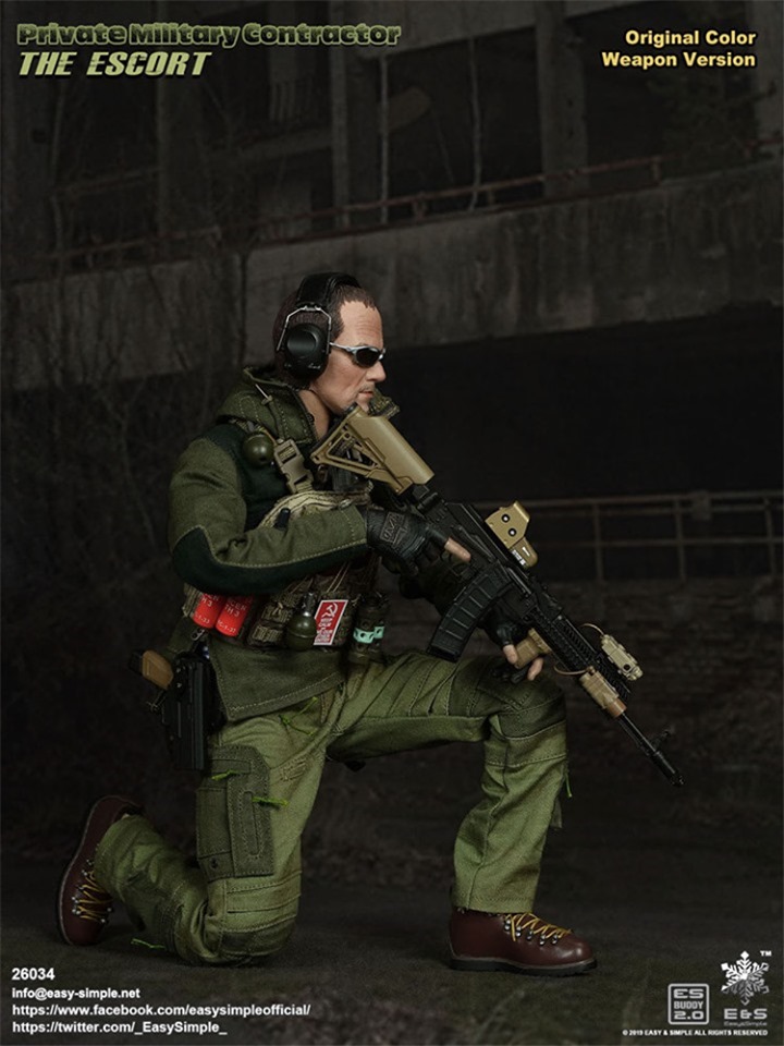 [สั่งจอง]Easy&Simple 26034B 1/6 Scale PMC The Escort (Original/Camo weapon color Ver.)
