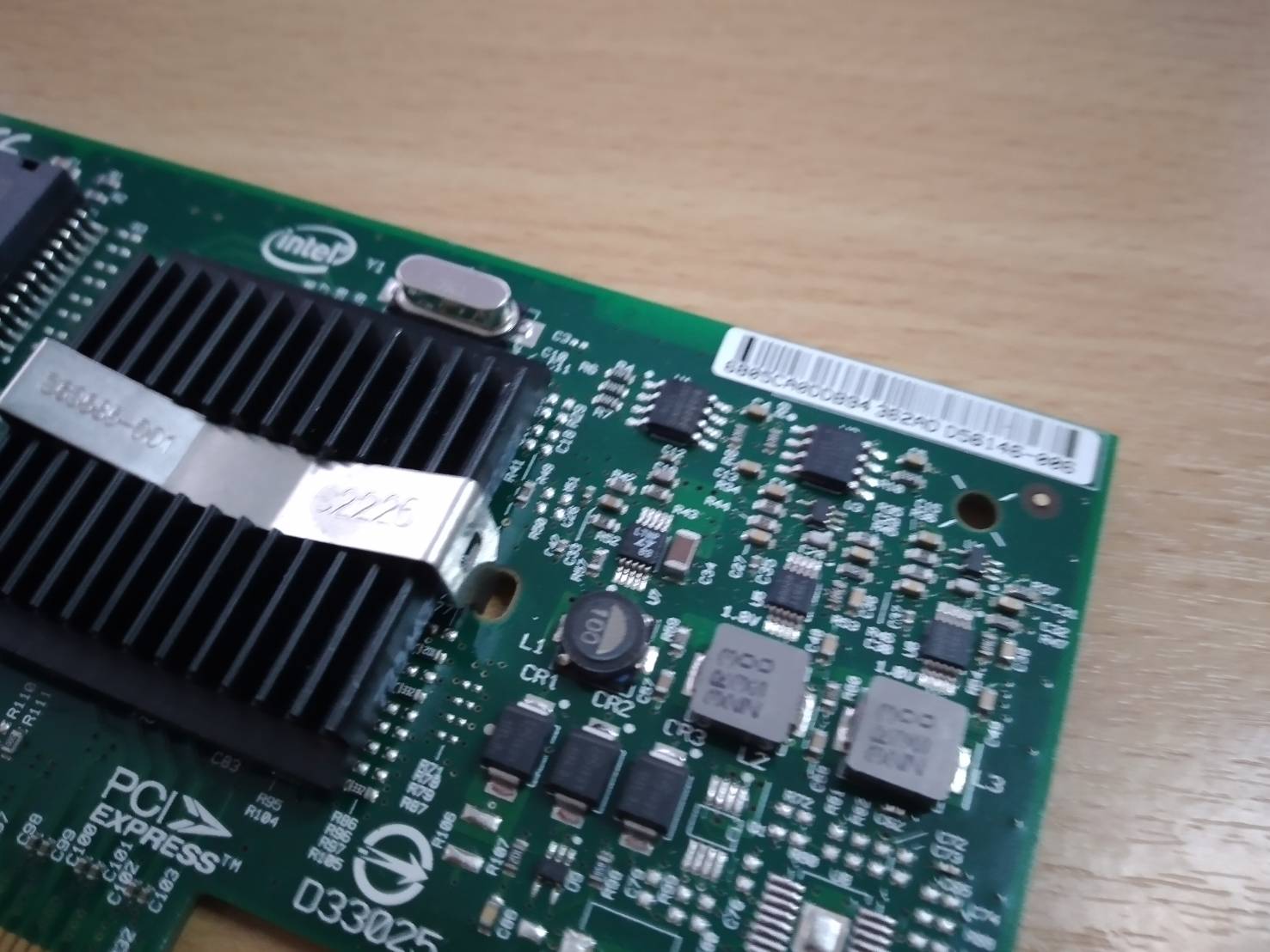 IBM network card intel pro 1000 pt dual port 2 port gigabit pcie x4 39y6127 ขาสั้น